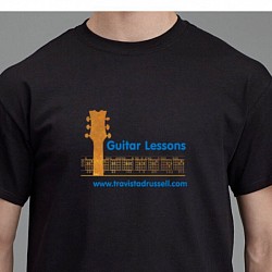 T-Shirt. Guitar Teacher Guitar Instructor Guitar Lessons Travis Tad Russell